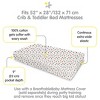BreathableBaby Cotton Percale Fitted Sheet, For 52" x 28" Crib & Toddler Bed Mattress, Dogs (2-Pack) - 3 of 4