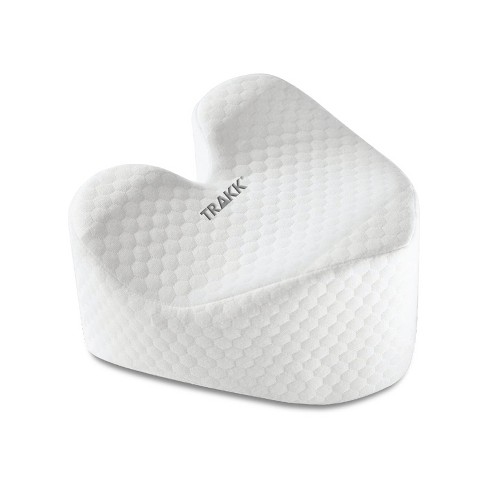 TRAKK Ergonomic Knee Pillow Support Memory Foam Sleeping on Side, Cushion,  Pregnancy Pillow with Removable Washable Cover