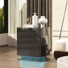 LED Nightstands Bedside Table, Night Stand With 3 Storage Drawers, LED Lights, Modern Bedside Table, Stylish Bedside End Side Table Furniture - 2 of 4