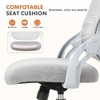 CAVINAS Ergonomic Office Chair, Mid Back Mesh Computer Desk Chair, Executive Office Chair Height, Adjustable Swivel Task Chair with Lumbar Support - 2 of 4