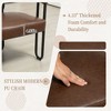 CAVINAS Modern Loveseat Sofa, Chenille Fabric 2 Seater Sofa Couch with Arms and Metal Legs, for Small Space - 2 of 4