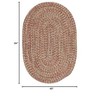Colonial Mills Carrington Tweed - Terracotta 4x7 - 4 of 4
