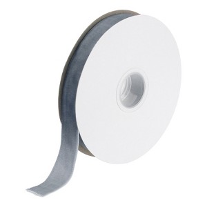 Unique Bargains Soft Single Face Spool Silky Velvet Ribbon for Bouquets DIY Crafts - 1 of 3