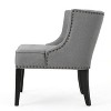 CAVINAS Contemporary Upholstered Accent Chair with Button Tufted Waffle Stitching & Nailhead Trim, Modern Armchair for Living Room, Bedroom - 4 of 4