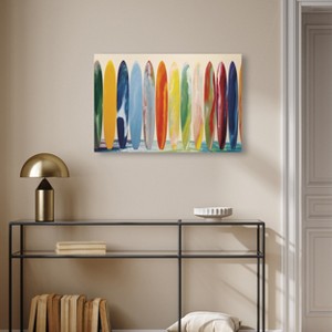 Art Remedy Geode Surf Modern Color Block Abstract Wall Art Unframed - 1 of 4