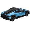 Lamborghini Huracan Sterrato Blu Aegir Blue Metallic with Black Top Limited Edition 1/64 Diecast Model Car by Mini GT - 4 of 4