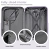 KTMBDW 6 Piece Luggage Set Carry on Suitcase with ABS+PC hardshell, Spinner Wheels & YKK Zipper TSA Lock  Expandable - 2 of 4
