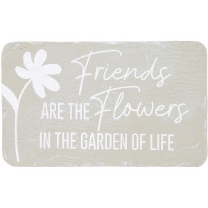 Pavilion Gift Company - Friends - 7" x 4.25" Garden Stone - Stepping Stones and Pathways - 1 of 4