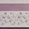 LunaLulinlk Faux Silk Embroidered Floral Shower Curtain - 2 of 4