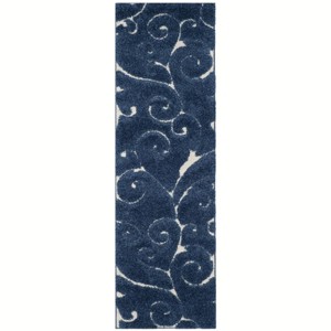 Florida Shag SG455 Power Loomed Area Rug  - Safavieh - 1 of 4