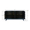 NicBex 59.8 Inch 4-Door Lacquered Accent Storage Cabinet with Adjustable Shelves for Living Room,Kitchen,Hallway - 3 of 4