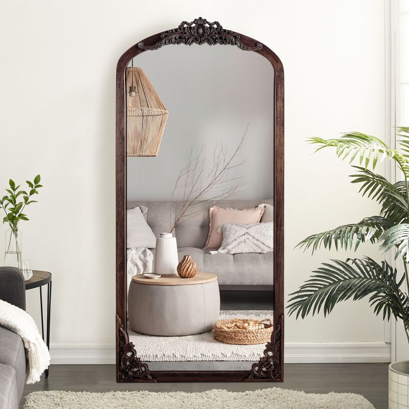 Neutypechic Arch Full-Length Vintage Mirror Decorative Wall Mirror Full Length Mirrors, 1 of 9