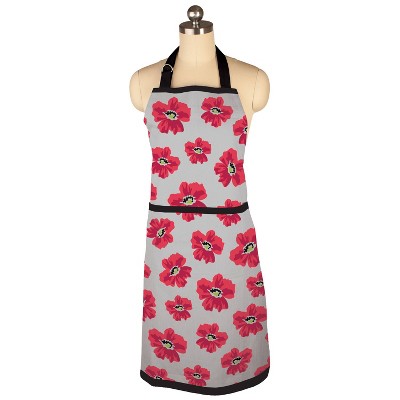 Poppy Floral Print Apron - MU Kitchen