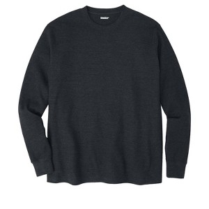 KingSize Men's Big & Tall Tall Waffle-Knit Thermal Crewneck Tee Tall - 1 of 3