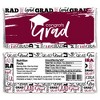 Big Dot of Happiness Maroon Grad - Best is Yet to Come - Candy Bar Wrapper Burgundy  Graduation Party Favors - Set of 24 - 2 of 4