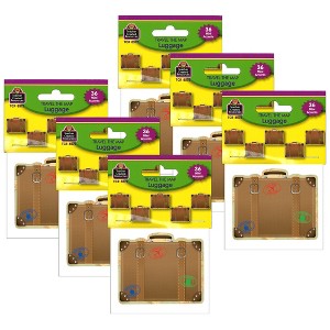 Teacher Created Resources® Travel the Map Luggage Mini Accents, 36 Per Pack, 6 Packs - 1 of 2
