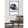 Trends International NFL Seattle Seahawks - Drip Helmet 20 Framed Wall Poster Prints - 2 of 4