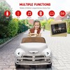 12V Kids Ride On Car, Licensed Chevrolet 3100 Pickup Battery Powered Electric Vehicle with Remote Control - 4 of 4