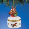 Collections Etc Hand-Painted Animal Trinket Christmas Ornament - 2 of 4