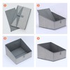 Unique Bargains Collapsible Fabric Trapezoidal Storage Basket - 3 of 4