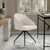 Martha Stewart Sora Upholstered Stationary Office Chair - 2 of 4