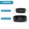 Arlee Home & Pet Cozy Orthopedic Eco-Friendly Durable Dog Bolster Bed - Black - L - 4 of 4