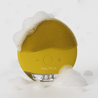 Nautica Skin Care Sonic Facial Cleansing Brush – Waterproof, Silicone, Rechargeable Vibrating Face Scrubber for Men & Women – PC110