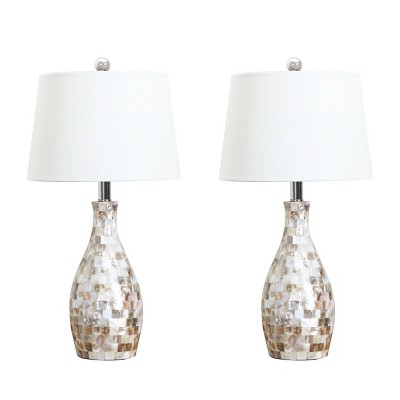 mother of pearl table lamp