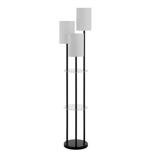 Soren 62.5" Floor Lamp - FLL4096 - Black - Safavieh - 1 of 4