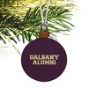 University at Albany Alumni Mini Small Tiny Wood Christmas Tree Holiday Ornament - 3 of 4