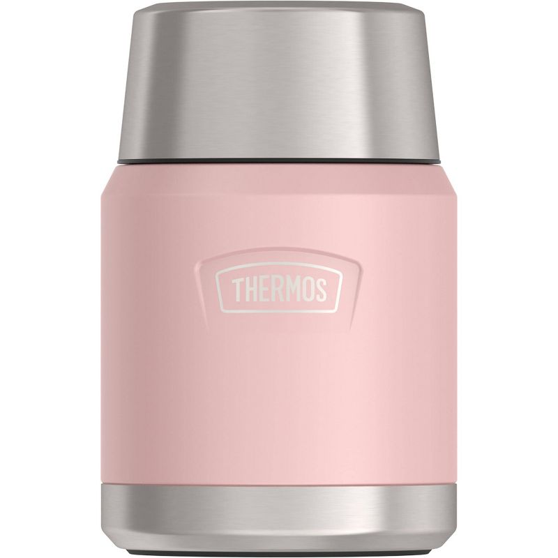 Thermos Icon 16oz Stainless Steel Food Storage Jar with Spoon, 1 of 12