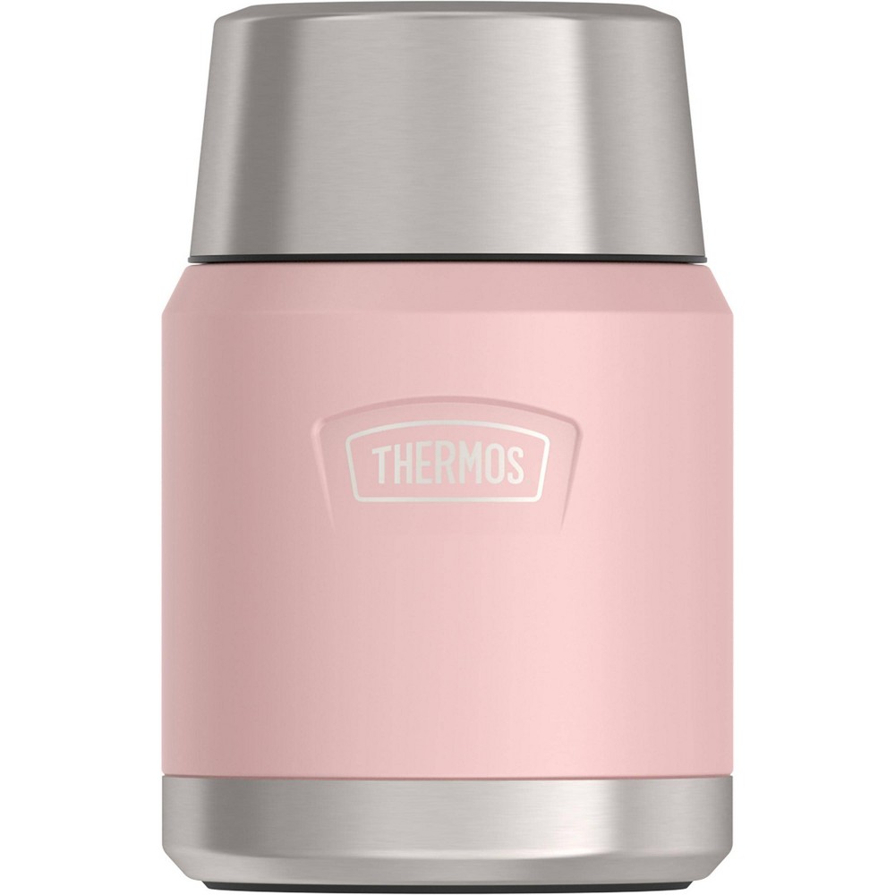 Photos - Food Container Thermos Icon 16oz Stainless Steel Food Storage Jar with Spoon - Pink 