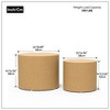 NicBex Modern Round Coffee Table Set of 2 with Solid Frame for Living Room and Office - 2 of 4