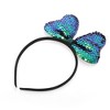 Unique Bargains Sequined Handmade Bow Headband for Halloween 1 Pc - 4 of 4