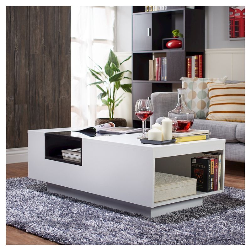 Camie Modern Two-Tone Coffee Table White - HOMES: Inside + Out, 5 of 8