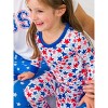 RuffleButts SoftSnooze Toddler Girls Ruffle Long Sleeve Pajama Set - 3 of 4