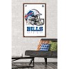 Trends International NFL Buffalo Bills - Drip Helmet 20 Framed Wall Poster Prints - 2 of 4