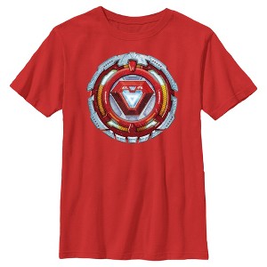 Boy's Marvel Iron Man Mecha Suit Core T-Shirt - 1 of 4