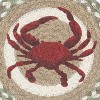Earth Rugs Coastal Crab Trivet – Hand-Stenciled Jute Hot Pad for Beach House Kitchens - 3 of 3