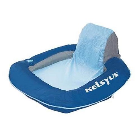 Kelsyus Floating Pool Lounger Inflatable Chair W Cup Holder