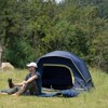 VisioGear Camping Tent 2/3/4 Person, Waterproof Windproof Double Layer with Rainfly, Easy Setup for Hiking, Navy Blue, 83.9"*58.3"*47.3" - 2 of 4