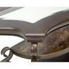 ORRD 52" Cocktail Table - Glass Top & Marble-Paper MDF Shelf, Powder-Coated Metal Legs (32"Wx20.3"H) - 4 of 4