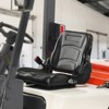 VEVOR Universal Forklift Seat, Fold Down Tractor Seat with Adjustable Angle Back, Micro Switch and Retractable Seatbelt, 6.3-13.4 inch Slot, Black - 2 of 4