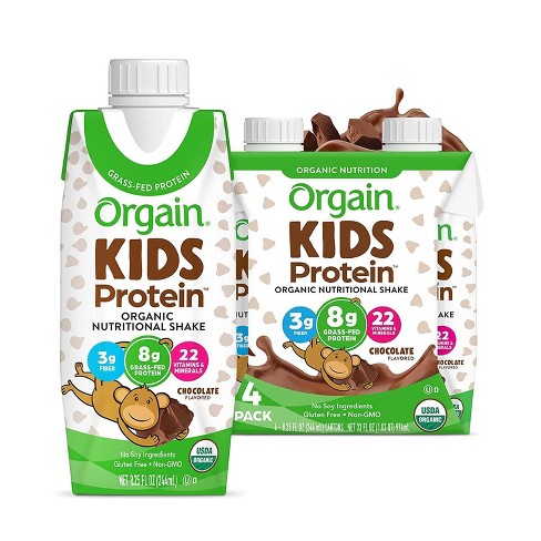 Orgain Clean Protein Grass Fed Milk Protein Shake Creamy Chocolate Fudge 12  ct