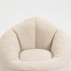 PAGED Classic Bean Bag Chair with Footrest, Durable Lazy Sofa with Soft Foam, Lightweight Comfy Chair for Adults in Living Room, Bedroom - 3 of 4