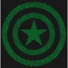 Girl's Marvel St. Patrick's Day Captain America Clover Shield T-Shirt - 2 of 4