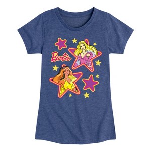 Girls' - Barbie - Superstar 70s Fitted Short Sleeve Graphic T-Shirt - 1 of 4