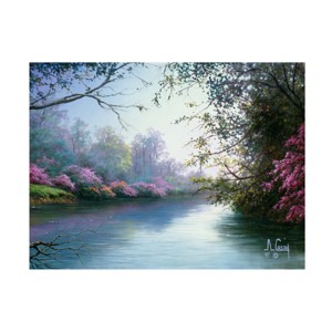 Anthony Casay 'Garden Scene 11' Canvas Art - 1 of 4