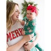 RuffleButts SoftSnooze Baby Girls Ruffle One Piece Footie Pajama - 3 of 4