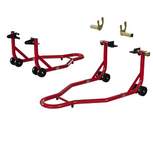 Motorcycle Stand , Adjustable U+L Fork Paddock Stand - 1 of 4
